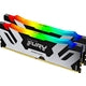 Kingston FURY Renegade RGB KF564C32RSAK2-64 64GB (32GB x2) DDR5 6400MT/s Silver/Black DIMM Kingston FURY Renegade RGB KF564C32RSAK2-64 64GB (32GB x2) DDR5 6400MT/s Silver/Black DIMM